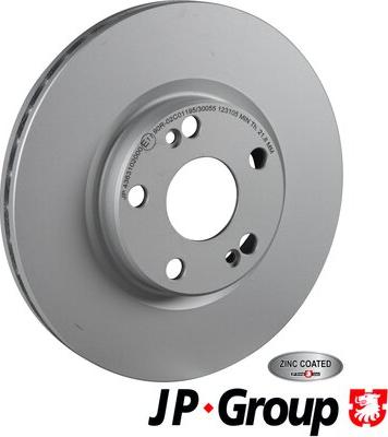 JP Group 4363102000 - Спирачен диск vvparts.bg