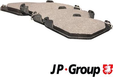 JP Group 4363700110 - Комплект спирачно феродо, дискови спирачки vvparts.bg