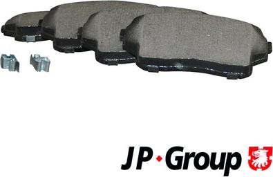 JP Group 4763600910 - Комплект спирачно феродо, дискови спирачки vvparts.bg