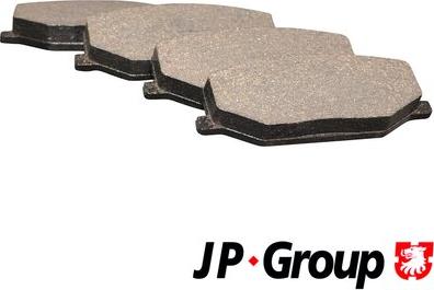 JP Group 4763600110 - Комплект спирачно феродо, дискови спирачки vvparts.bg