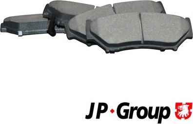 JP Group 4763600310 - Комплект спирачно феродо, дискови спирачки vvparts.bg