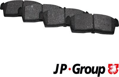 JP Group 4763601310 - Комплект спирачно феродо, дискови спирачки vvparts.bg
