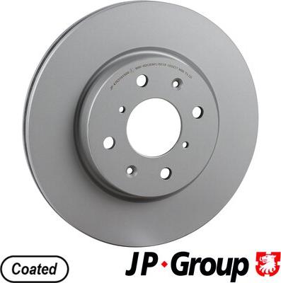 JP Group 4763101500 - Спирачен диск vvparts.bg