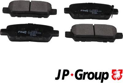 JP Group 4763700110 - Комплект спирачно феродо, дискови спирачки vvparts.bg