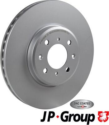 JP Group 5963100100 - Спирачен диск vvparts.bg