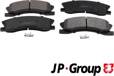 JP Group 5563600110 - Комплект спирачно феродо, дискови спирачки vvparts.bg