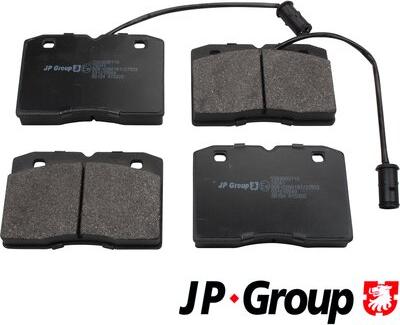 JP Group 5363600110 - Комплект спирачно феродо, дискови спирачки vvparts.bg