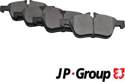 JP Group 6063600210 - Комплект спирачно феродо, дискови спирачки vvparts.bg