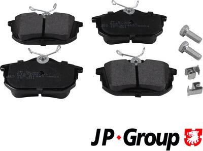 JP Group 6163700110 - Комплект спирачно феродо, дискови спирачки vvparts.bg