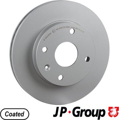 JP Group 6363100300 - Спирачен диск vvparts.bg