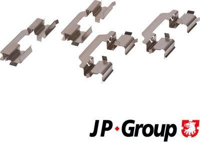 JP Group 1463650610 - Комплект принадлежности, дискови накладки vvparts.bg