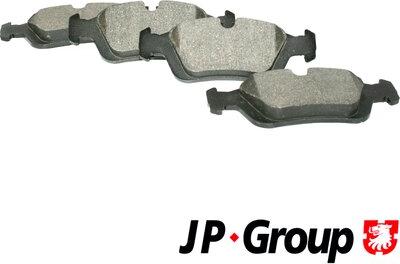 JP Group 1463600610 - Комплект спирачно феродо, дискови спирачки vvparts.bg