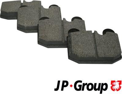 JP Group 1463600110 - Комплект спирачно феродо, дискови спирачки vvparts.bg