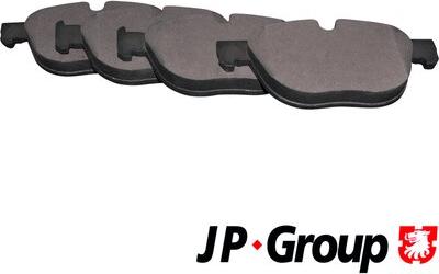 JP Group 1463602610 - Комплект спирачно феродо, дискови спирачки vvparts.bg