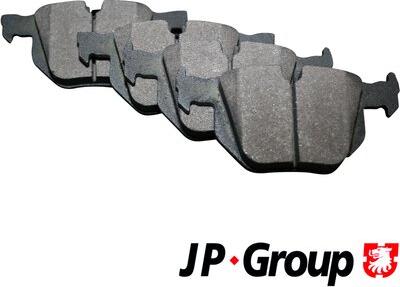 JP Group 1463700410 - Комплект спирачно феродо, дискови спирачки vvparts.bg