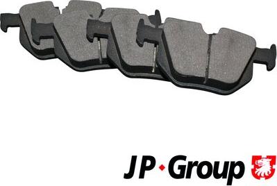 JP Group 1463700810 - Комплект спирачно феродо, дискови спирачки vvparts.bg