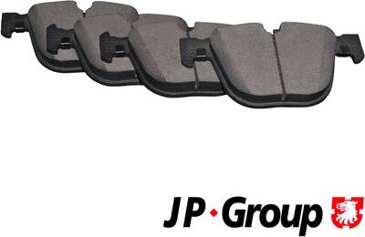 JP Group 1463701810 - Комплект спирачно феродо, дискови спирачки vvparts.bg