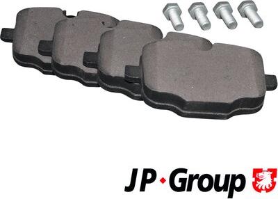 JP Group 1463701710 - Комплект спирачно феродо, дискови спирачки vvparts.bg