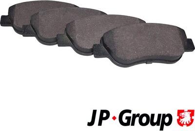 JP Group 1563604210 - Комплект спирачно феродо, дискови спирачки vvparts.bg