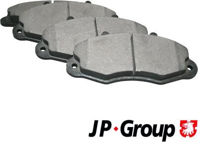 JP Group 1563600510 - Комплект спирачно феродо, дискови спирачки vvparts.bg