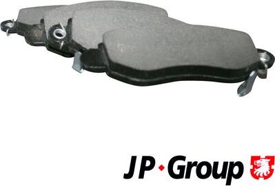 JP Group 1563600610 - Комплект спирачно феродо, дискови спирачки vvparts.bg