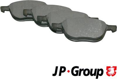 JP Group 1563600110 - Комплект спирачно феродо, дискови спирачки vvparts.bg