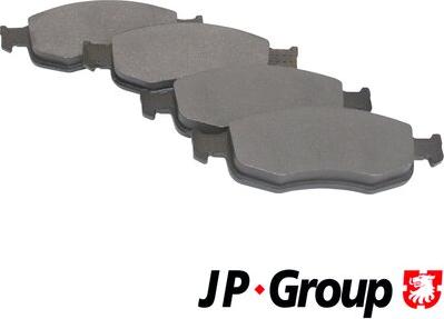 JP Group 1563600310 - Комплект спирачно феродо, дискови спирачки vvparts.bg