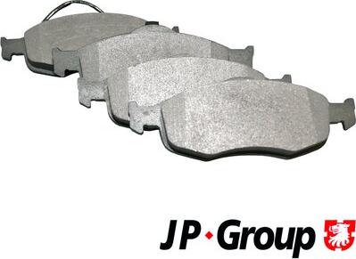 JP Group 1563601210 - Комплект спирачно феродо, дискови спирачки vvparts.bg