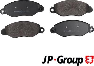 JP Group 1563603110 - Комплект спирачно феродо, дискови спирачки vvparts.bg