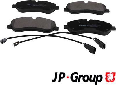 JP Group 1563607710 - Комплект спирачно феродо, дискови спирачки vvparts.bg