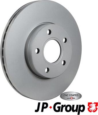 JP Group 1563104800 - Спирачен диск vvparts.bg