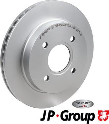 JP Group 1563201900 - Спирачен диск vvparts.bg