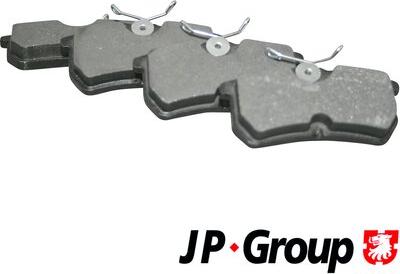 JP Group 1563700410 - Комплект спирачно феродо, дискови спирачки vvparts.bg