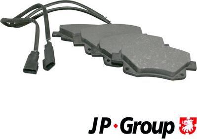 JP Group 1563700110 - Комплект спирачно феродо, дискови спирачки vvparts.bg