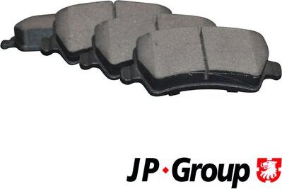 JP Group 1563700810 - Комплект спирачно феродо, дискови спирачки vvparts.bg