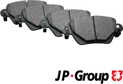 JP Group 1563700210 - Комплект спирачно феродо, дискови спирачки vvparts.bg