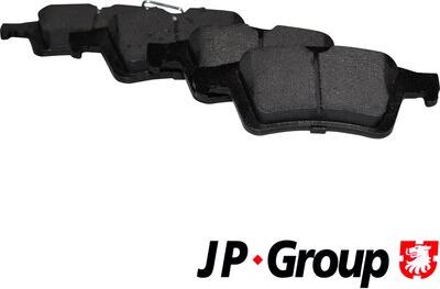 JP Group 1563701510 - Комплект спирачно феродо, дискови спирачки vvparts.bg