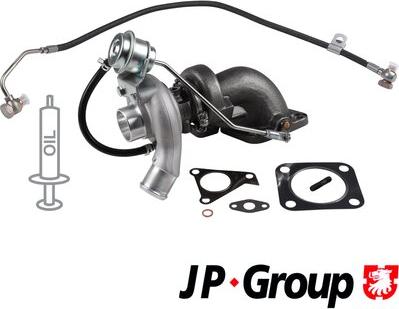 JP Group 1517800410 - Турбина, принудително пълнене с въздух vvparts.bg
