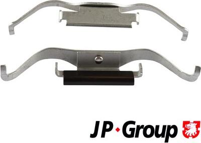 JP Group 1164006310 - Комплект принадлежности, дискови накладки vvparts.bg