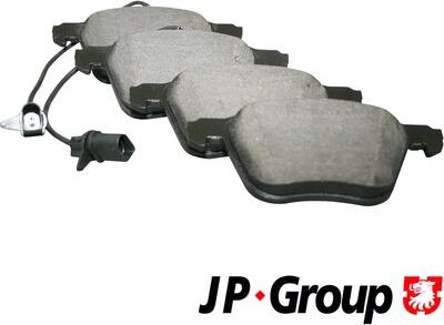 JP Group 1163604410 - Комплект спирачно феродо, дискови спирачки vvparts.bg