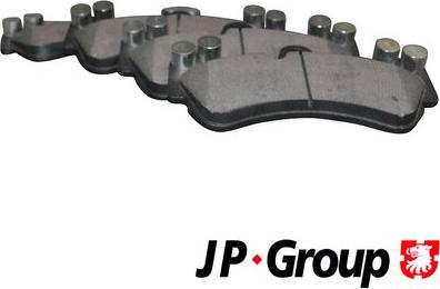 JP Group 1163604110 - Комплект спирачно феродо, дискови спирачки vvparts.bg