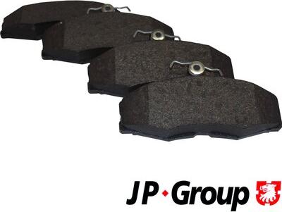 JP Group 1163606510 - Комплект спирачно феродо, дискови спирачки vvparts.bg