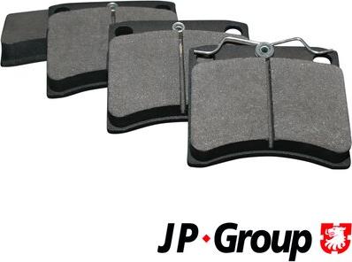 JP Group 1163606610 - Комплект спирачно феродо, дискови спирачки vvparts.bg