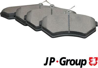 JP Group 1163601910 - Комплект спирачно феродо, дискови спирачки vvparts.bg