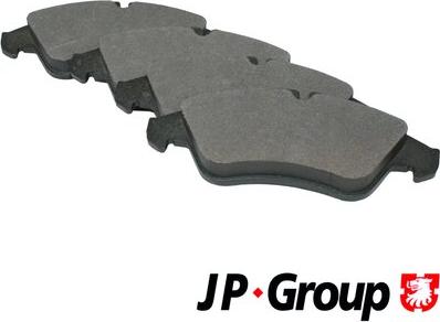 JP Group 1163601510 - Комплект спирачно феродо, дискови спирачки vvparts.bg