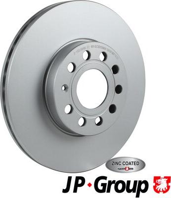 JP Group 1163109400 - Спирачен диск vvparts.bg