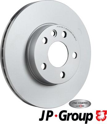 JP Group 1163111900 - Спирачен диск vvparts.bg