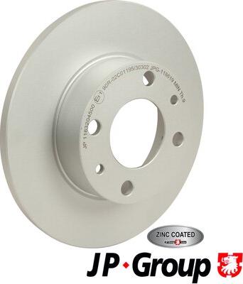 JP Group 1163204500 - Спирачен диск vvparts.bg