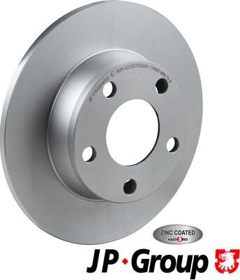 JP Group 1163204000 - Спирачен диск vvparts.bg