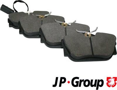 JP Group 1163706110 - Комплект спирачно феродо, дискови спирачки vvparts.bg